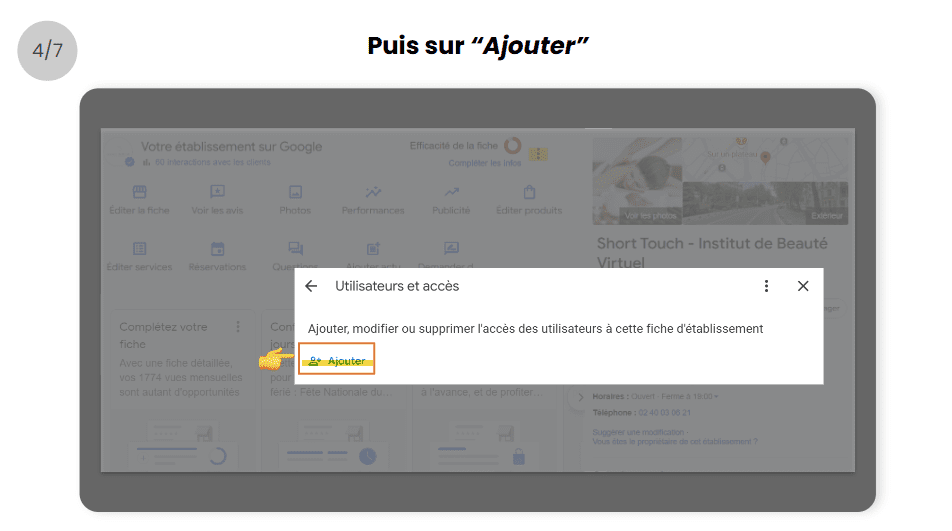 Screenshot interface fiche-administrateur