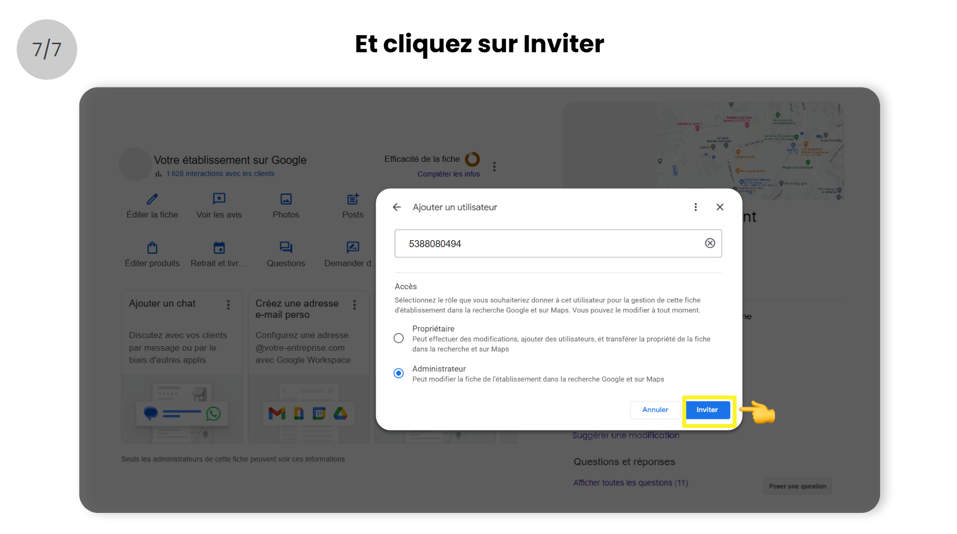 éthic étape 7