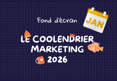 fond d'écran calendrier marketing janvier 2026